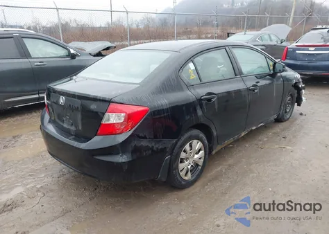 2012 Honda Civic Lx z USA, uszkodzony, nr VIN 2HGFB2F55CH301089